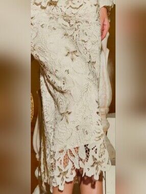 Rich Radi Q's New York RICH Embroidered Lace Mermaid Skirt Brand New 2xl